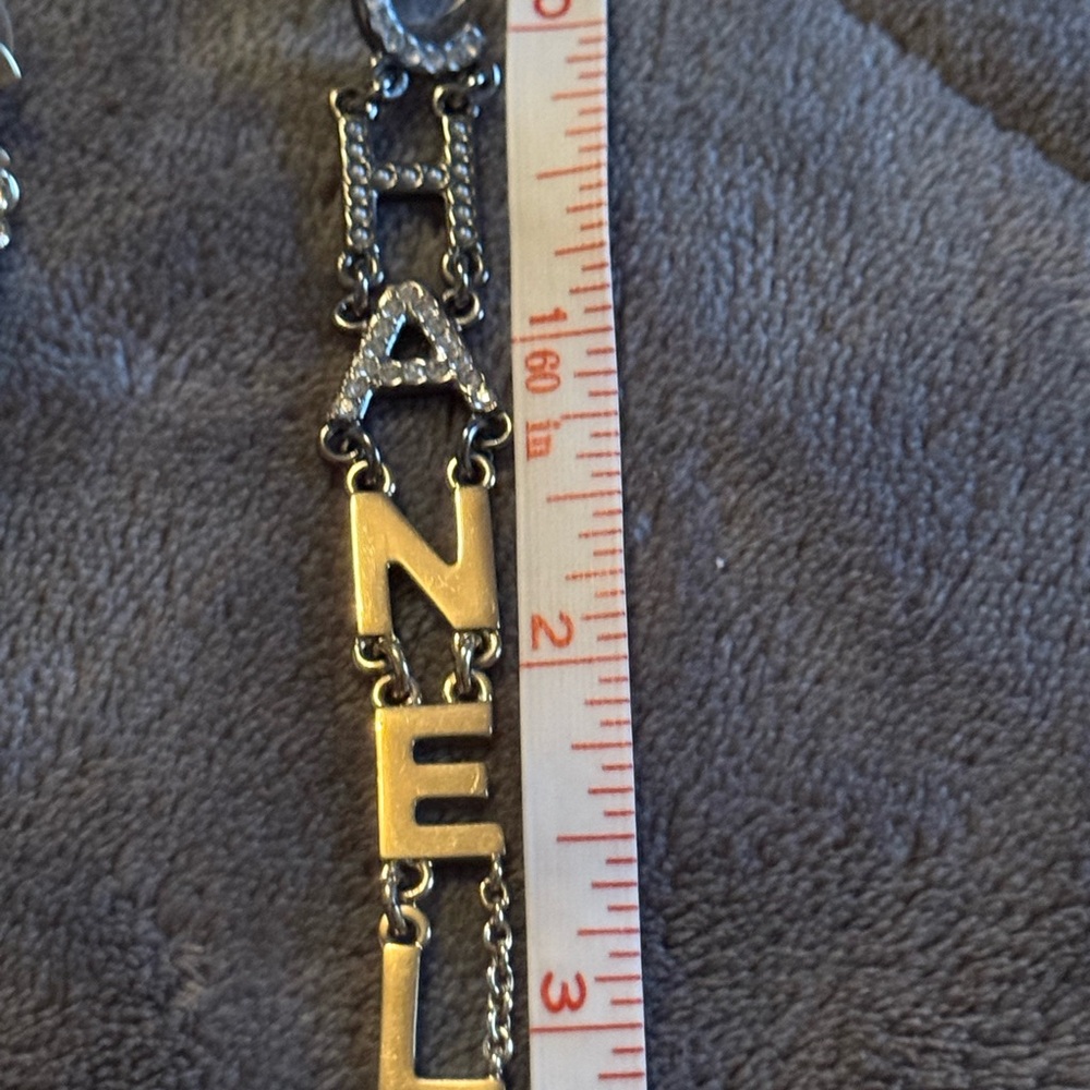 Chanel 100% Authentic long earrings with two tone gold /silver hardware has box - Picture 6 of 9